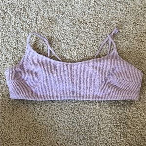 Purple h&m bikini top